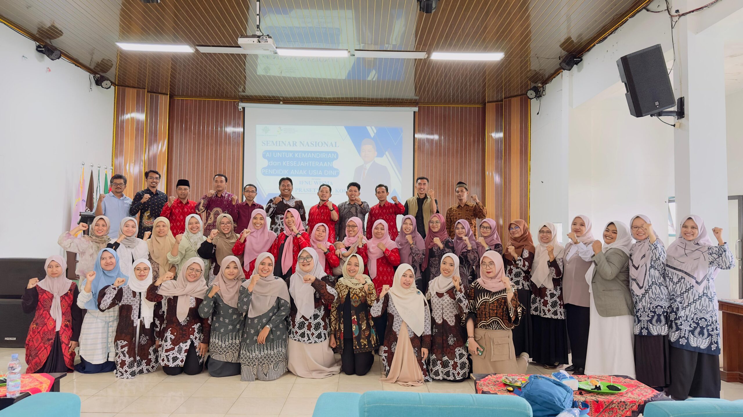 SELIRA II PPIAUD Jawa Timur: Sinergi Prodi PIAUD Jawab Tantangan Kesejahteraan Guru PAUD dengan Artificial Intelligence